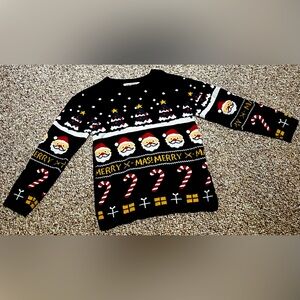 Unisex Christmas sweater. Size: 5T-6yo. H&M